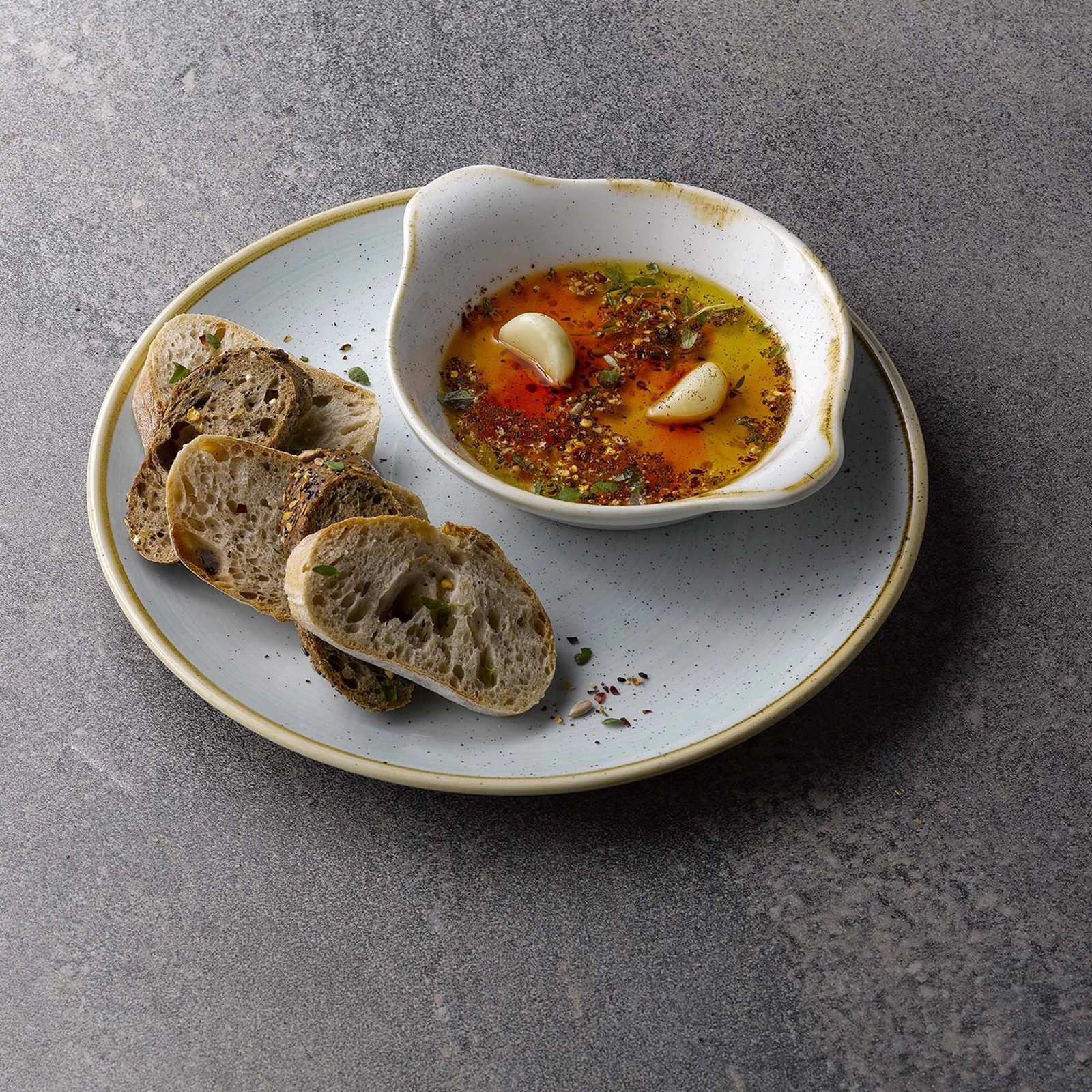 Talerz płytki, Ø324 mm | CHURCHILL, Stonecast Duck Egg Blue