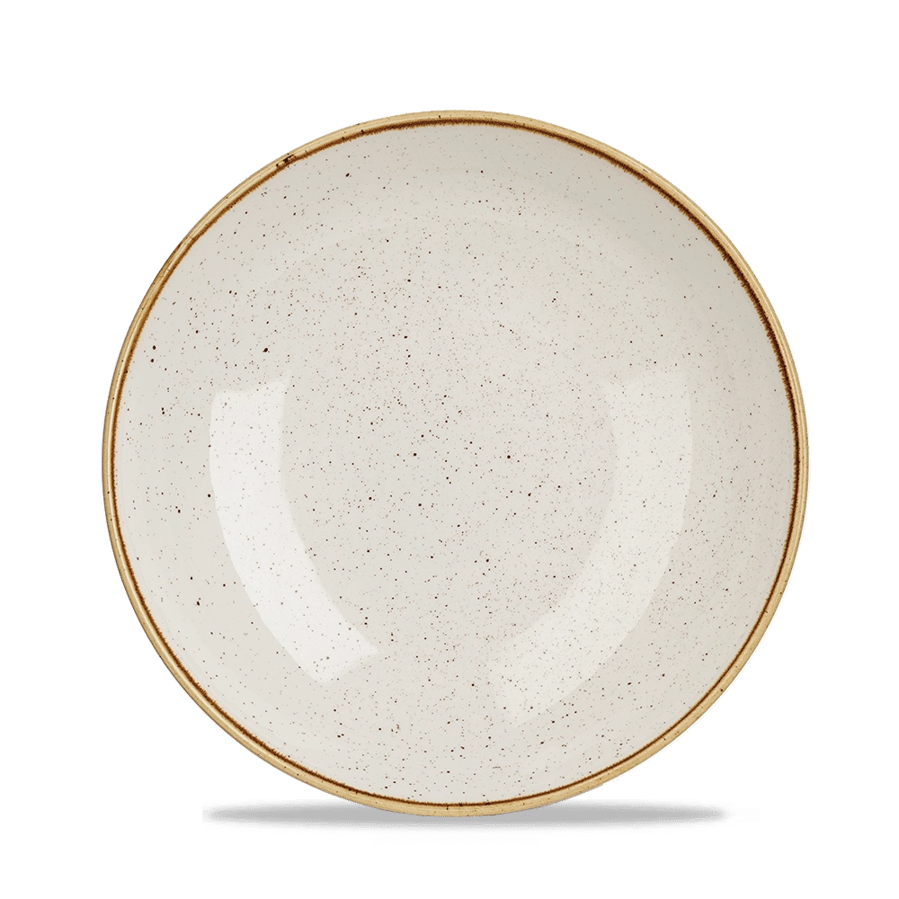 Miska coupe, Ø248 mm, 1136 ml | CHURCHILL, Stonecast Barley White