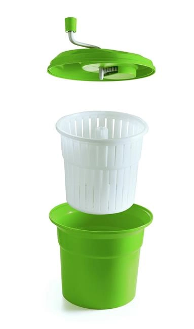 Wirówka do sałaty, 12 l, zielona, ⌀335x430 mm | HENDI, 222553