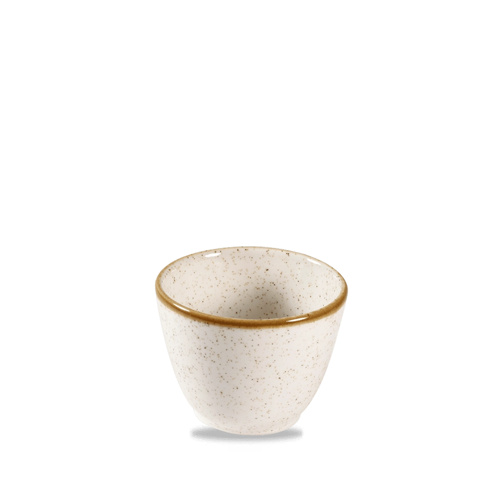 Kubek na frytki, Ø100 mm, 290 ml | CHURCHILL, Stonecast Barley White