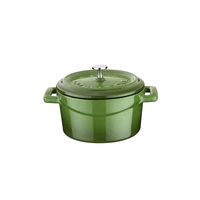 Mini garnek żeliwny Ø100 mm, zielony, 350 ml | LAVA, 832073