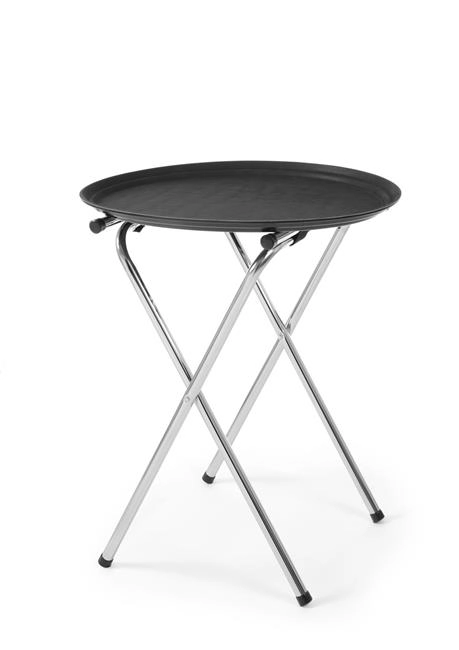 Taca owalna poliestrowa XL 735x600 mm, czarna | HENDI, 508831