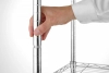Regał z 5 półkami, ze stali chromowanej, 910x455x1830 mm | HENDI, 812204