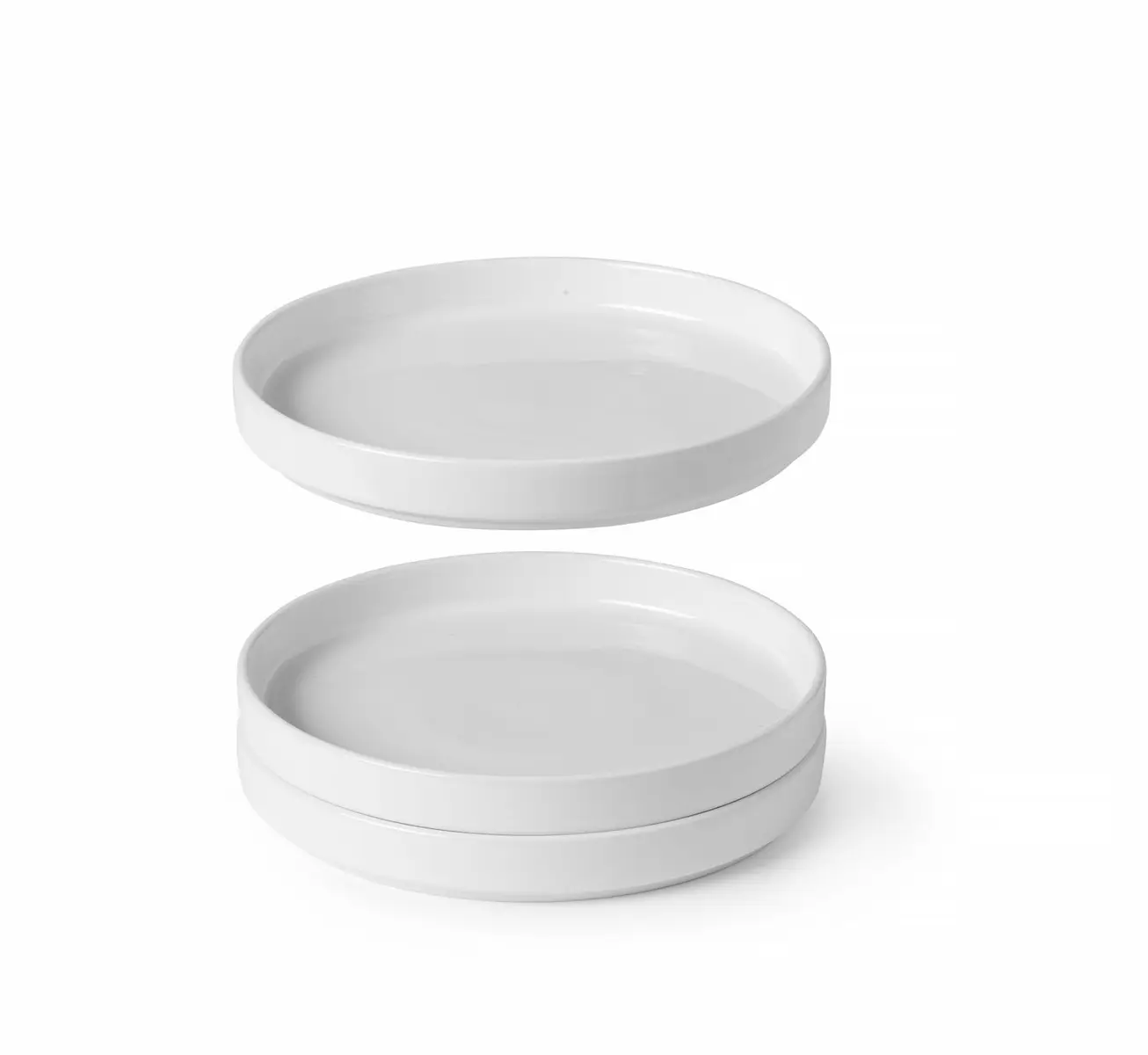 Talerz z porcelany z wysokim rantem, biały, ø240 mm | HENDI, Oslo