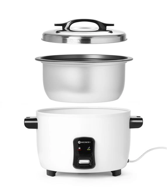 Urządzenie do gotowania ryżu i kaszy 4,2 l, 230 V, 1,55 kW, 391x372x315 mm | HENDI, Kitchen Line