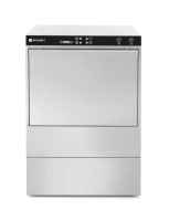 Zmywarka do naczyń 500x500 mm z pompą spustową, sterowana elektromechanicznie, 400 V, 6,6 kW, 576x645x837 mm | HENDI, 233047