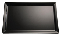 Półmisek prostokątny z melaminy GN 1/4, czarny, 265×162 mm | APS, Pure