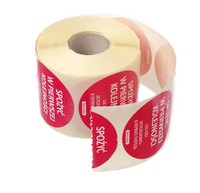Etykiety Food Safety „SPOŻYĆ W PIERWSZEJ KOLEJNOŚCI”, wielorazowe, 500 szt., ⌀50 mm | HENDI, 850152