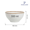 Miska, 550 ml | PORLAND, Seasons Sand