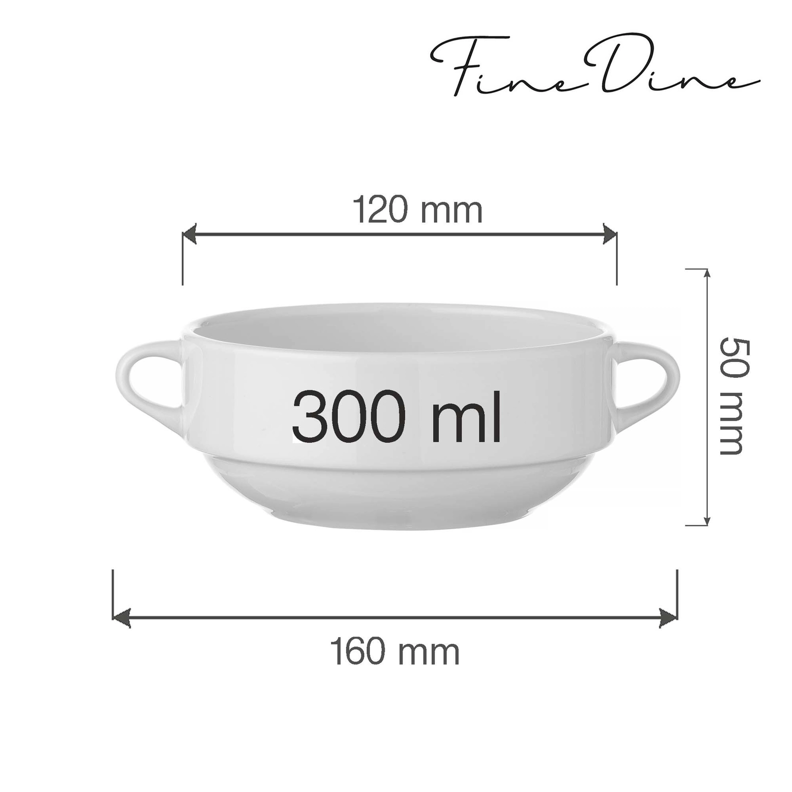 Bulionówka, 300 ml | FINE DINE, Bianco