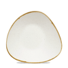 Misa płytka trójkątna, 300×300 mm, 780 ml | CHURCHILL, Stonecast Barley White