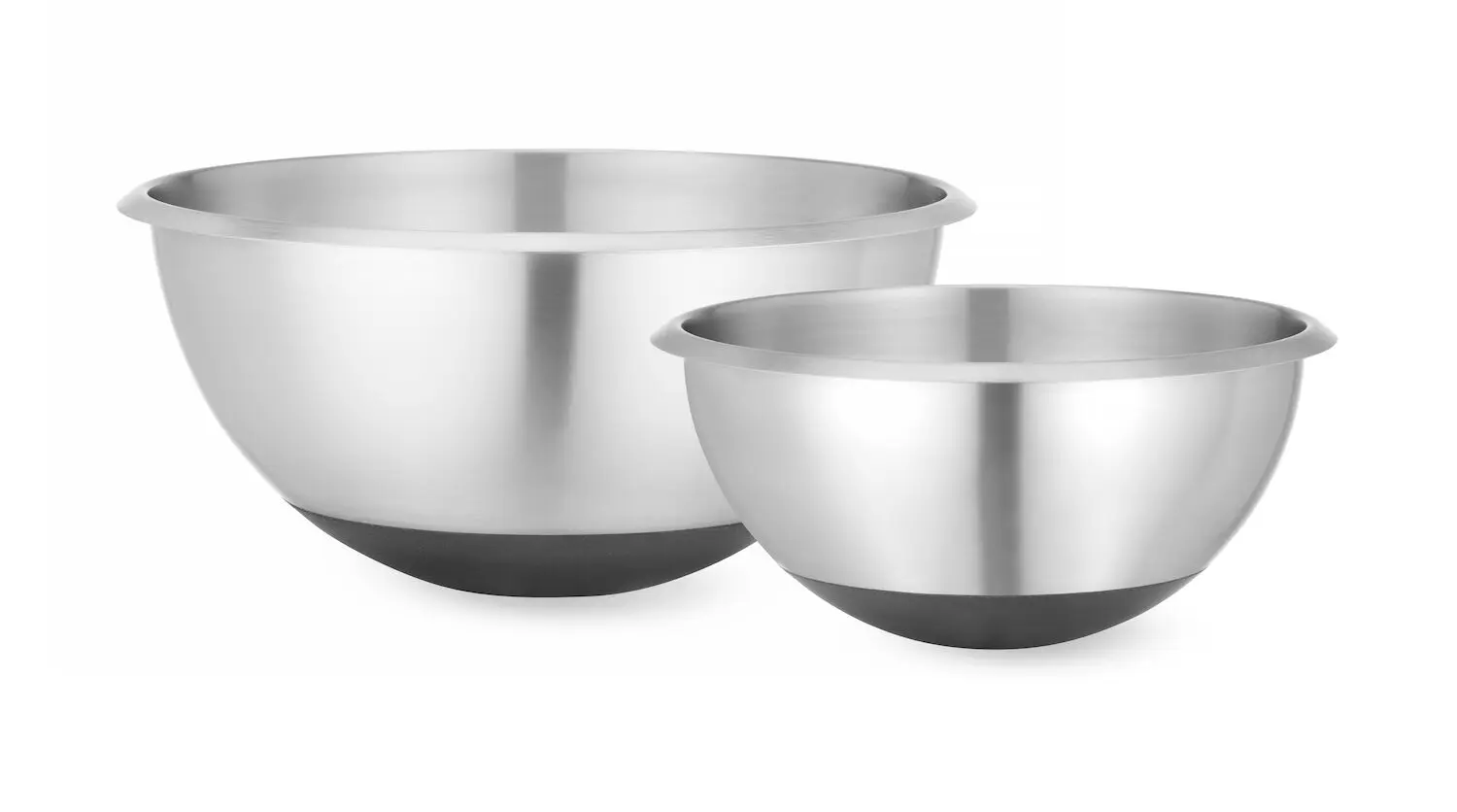 Miska kuchenna ze stali nierdzewnej z silikonową podstawą, 6 l, ⌀330x155 mm | HENDI, 567579