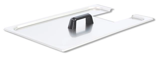 Pokrywka do pojemnika GN 1/1 do SmartVide, srebrna, 530x325 mm | SAMMIC, 1180062