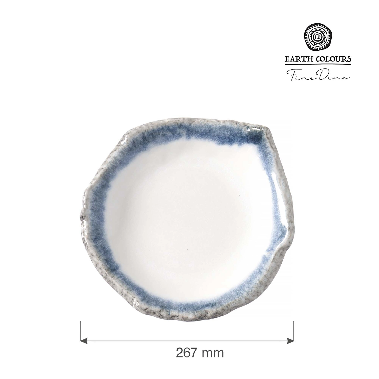 Miska prezentacyjna, Ø267 mm, szara | FINE DINE, Silk