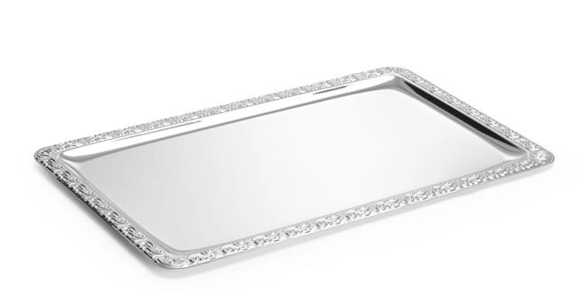 Taca bankietowa GN 1/1 z ozdobnym rantem, 530x325 mm | HENDI, 807804