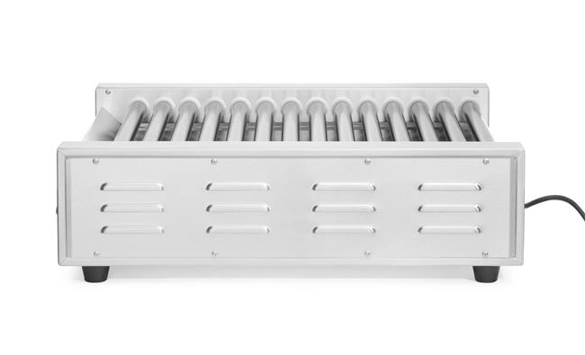 Podgrzewacz rolkowy do parówek dwustrefowy, 14 rolek, 230 V, 1,48 kW, 520x650x176 mm | HENDI, 268735