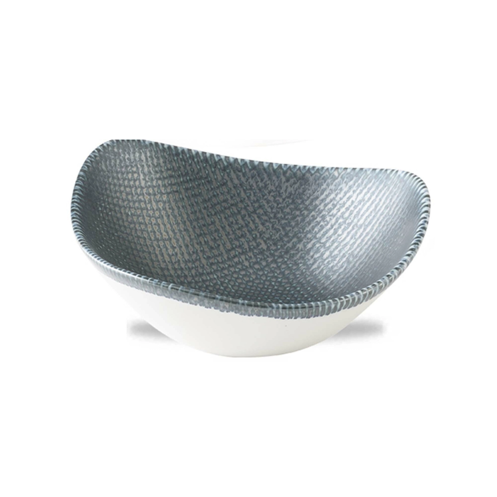 Miska trójkątna Ø240 mm, niebieska | CHURCHILL, Astro Metallic Blue