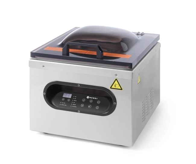 Pakowarka próżniowa – komorowa, 230 V, 0,63 kW, 360x490x365 mm | HENDI, Kitchen Line
