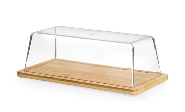 Taca bambusowa z pokrywką 320x160x110 mm | HENDI, 523841
