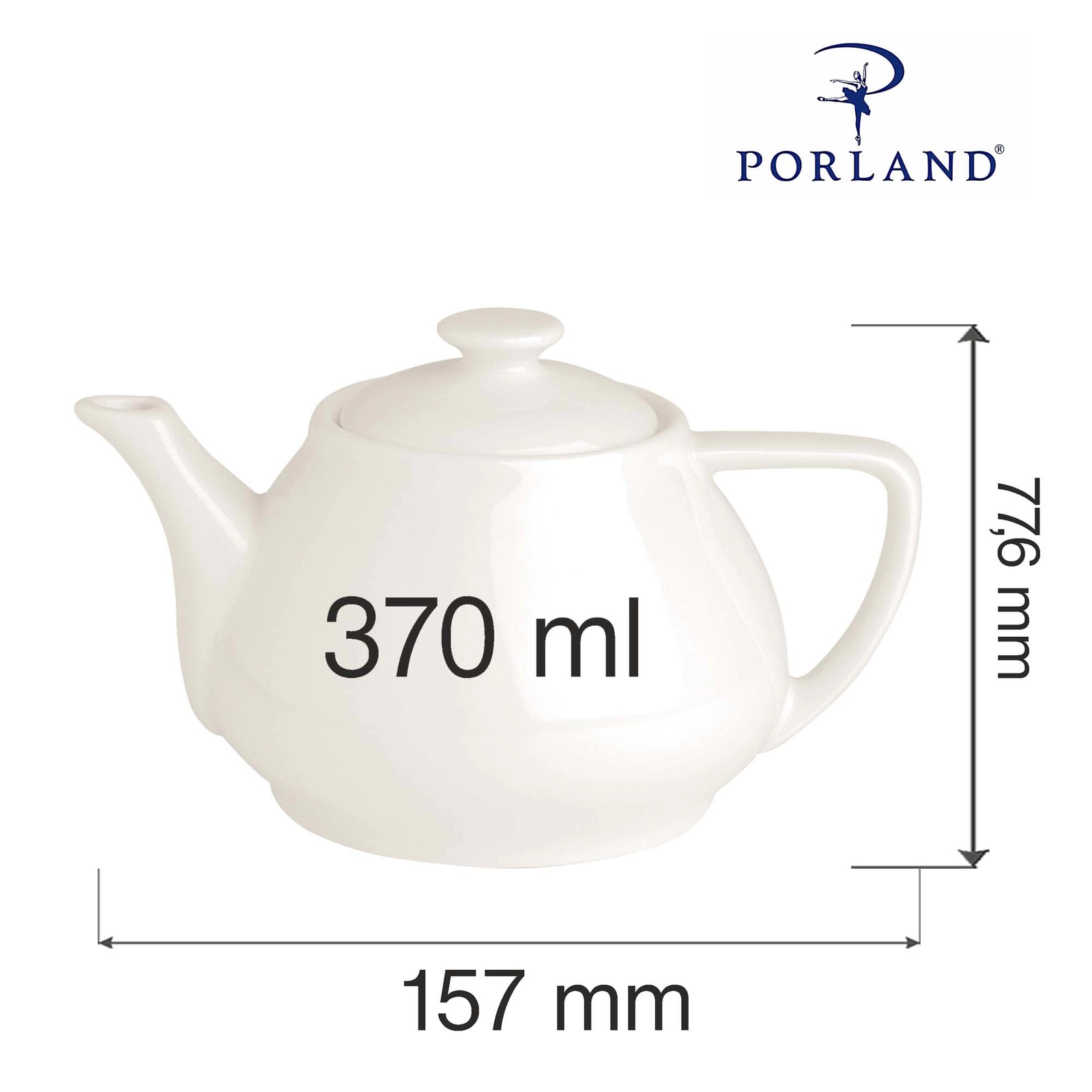 Dzbanek, 370 ml | PORLAND, Dove