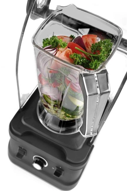Blender barmański z obudową wyciszającą, czarny, 2,5 l, 220-240V, 1,68 kW, 250x300x540 mm | HENDI, 230688