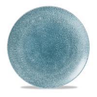 Talerz płytki, Ø288 mm | CHURCHILL, Raku Topaz Blue