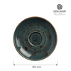 Spodek do cappuccino Ø160 mm, szary | FINE DINE, Arando