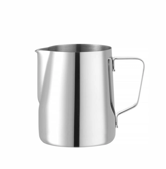 Dzbanek do spieniania mleka, ze stali nierdzewnej, 0,6 l, ⌀90x112 mm | HENDI, 451519