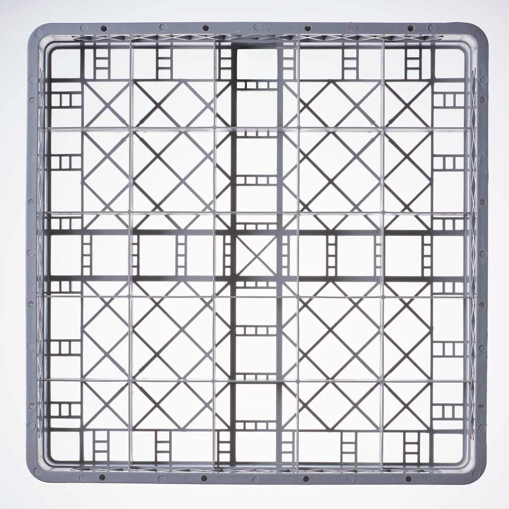 Kosz do zmywarki na 25 elementów (5x5) bez nadstawy, 500×500×104 mm | STALGAST, 812500