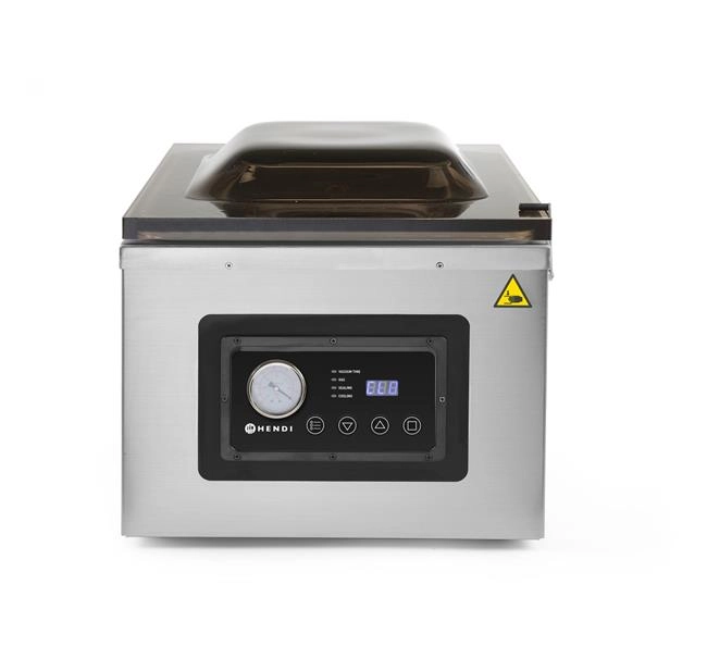Pakowarka próżniowa komorowa 410 mm, 230 V, 1,1 kW, 510x625x455 mm | HENDI, Profi Line