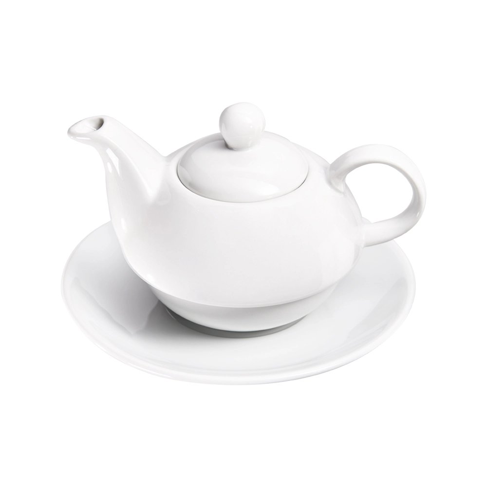 Dzbanek z filiżanką i spodkiem z porcelany 350 ml | STALGAST, Isabell