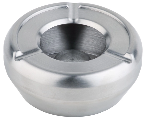 Popielniczka ze stali nierdzewnej Ø120 mm z osłoną | APS, 00091