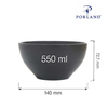 Miska, 550 ml | PORLAND, Seasons Coal