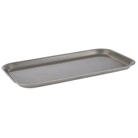 Taca prostokątna 340x180x15 mm, ze stali nierdzewnej | APS, Vintage