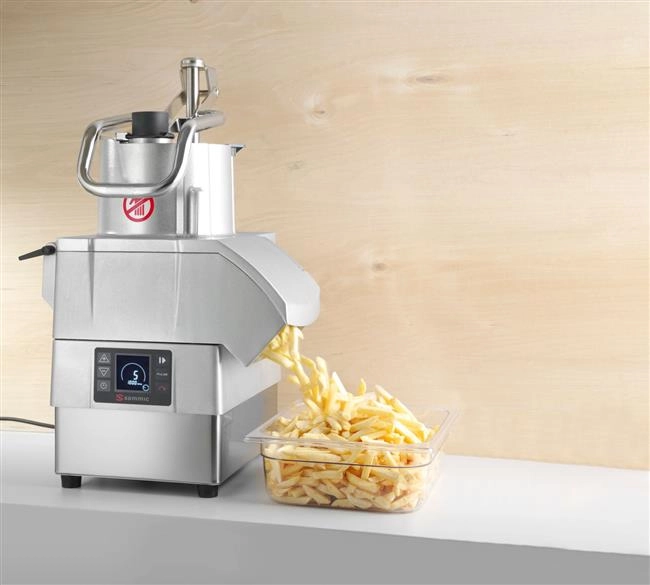 Szatkownica elektryczna do warzyw, 230 V, 1,5 kW, z panelem graficznym, 391×400×652 mm | SAMMIC, CA-4V