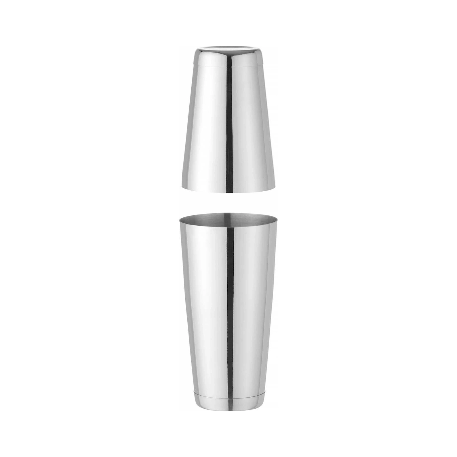 Shaker bostoński Tin-on-Tin, 0,8 l, Ø90×303 mm, srebrny | BAR UP, 596401