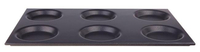 Taca aluminiowa GN 1/1 z formami, z powłoką nieprzywierającą, 530x325x15 mm | HENDI, 808757