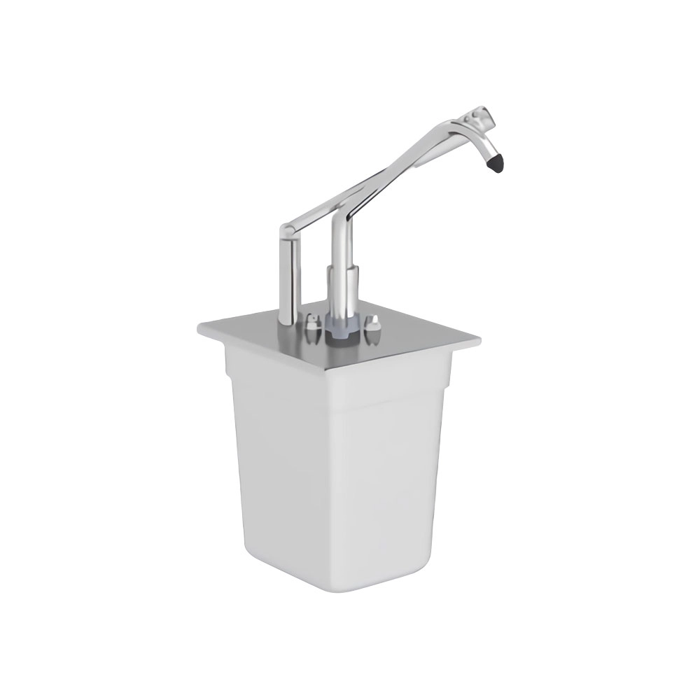 Pokrywa z dyspenserem GN 1/6, 3 l ze stali nierdzewnej | STALGAST, 065806
