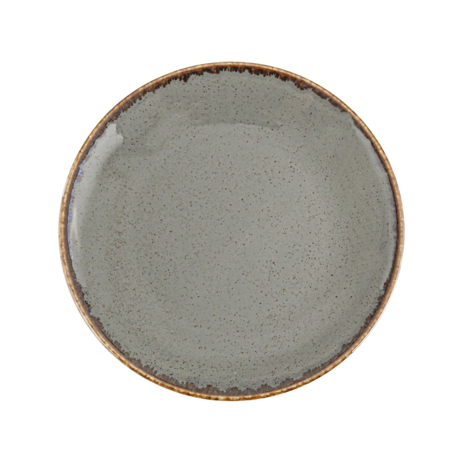 Talerz płytki, Ø200 mm, ciemnoszary | PORLAND, Seasons Stone