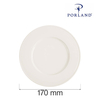 Talerz płytki / spodek do bulionówki, Ø170 mm | PORLAND, Line