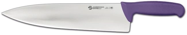 Nóż rzeźniczy 450 mm, fioletowy | AMBROGIO SANELLI, Supra Colore