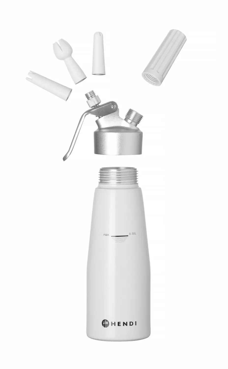 Syfon do bitej śmietany, 0,5 l | HENDI, Kitchen Line