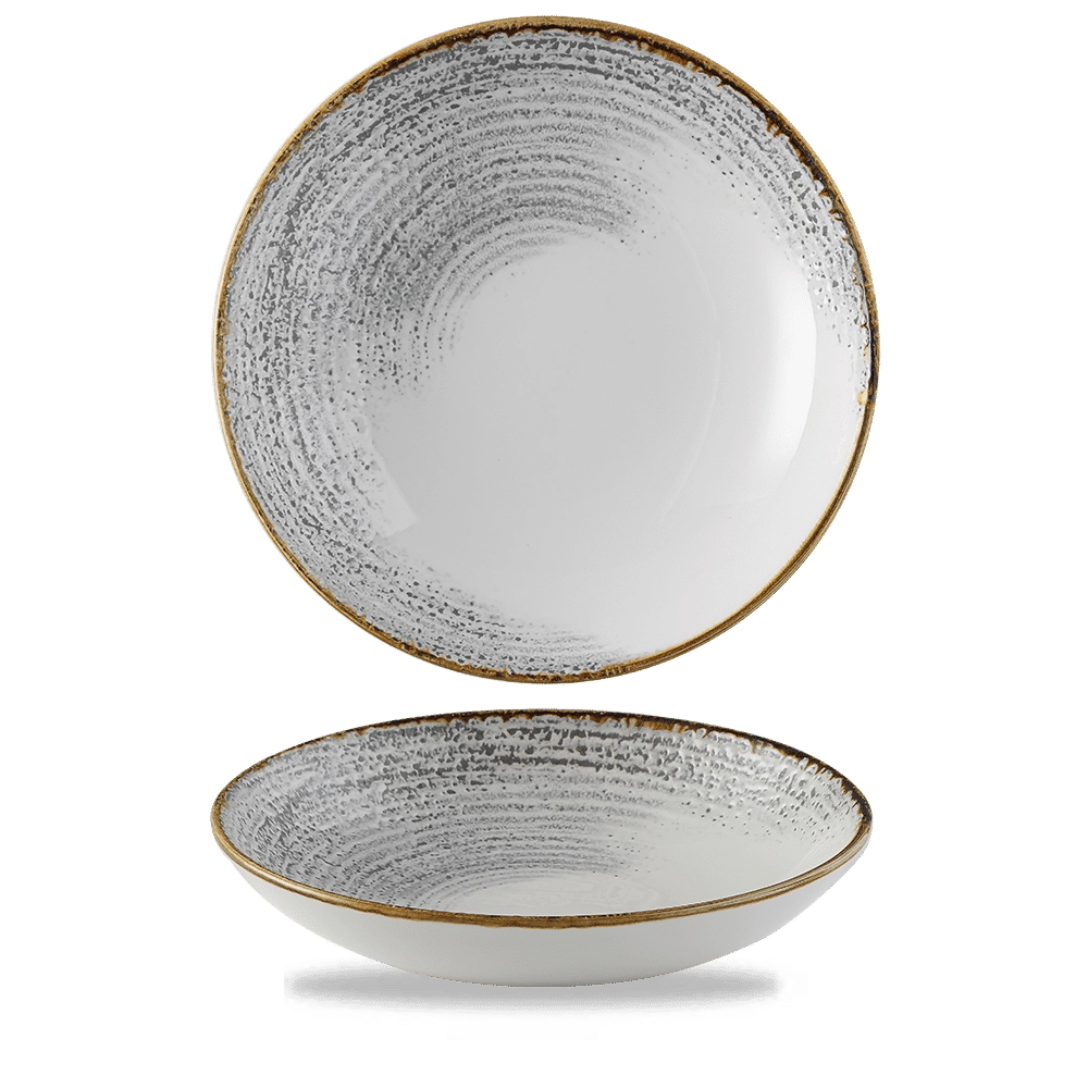 Miska coupe, 248 mm | CHURCHILL, Homespun Accents Jasper Grey
