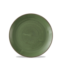 Talerz płytki Ø170 mm, zielony | CHURCHILL, Stonecast Sorrel Green