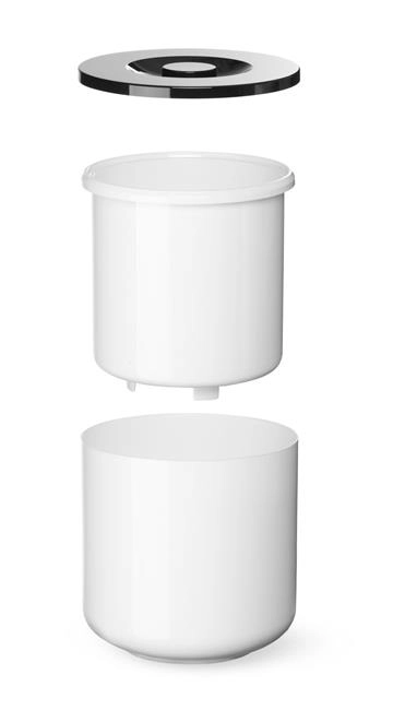 Pojemnik do lodu, biały, 5 l, ⌀190x200 mm | BARUP, 594742