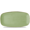 Talerz podłużny szefa kuchni, 360×190 mm | CHURCHILL, Stonecast Sage Green