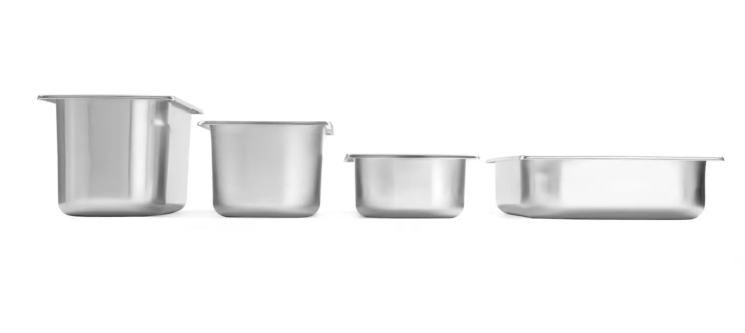 Kuweta do lodów ze stali nierdzewnej 6,5 l, 360x165x150 mm | HENDI, Profi Line