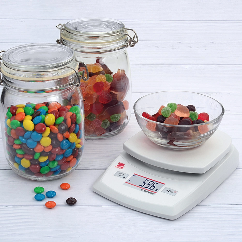 Waga pomocnicza 5.2 kg, dokładność 1 g, szalka 120×132 mm | OHAUS, 730013