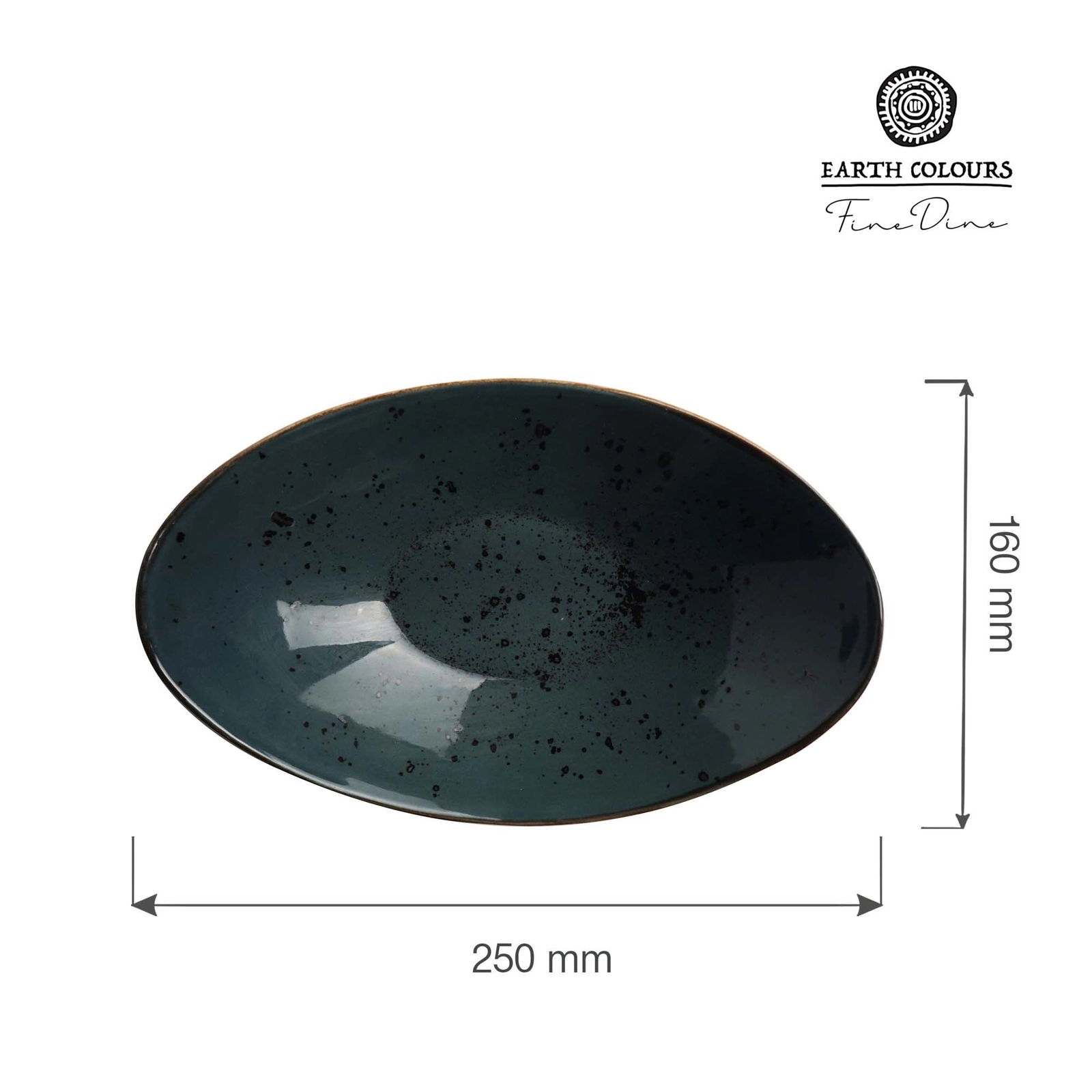 Miska łódka, 250x160 mm, szara | FINE DINE, Arando
