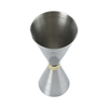 Jigger – miarka barmańska Slim Style, 30/60 ml, ze stali nierdzewnej ze złotą obwódką | BARFLY, M37096